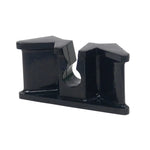 Yellow low-compliance polymer Whiteline KDT983 front transmission mount insert bushing.