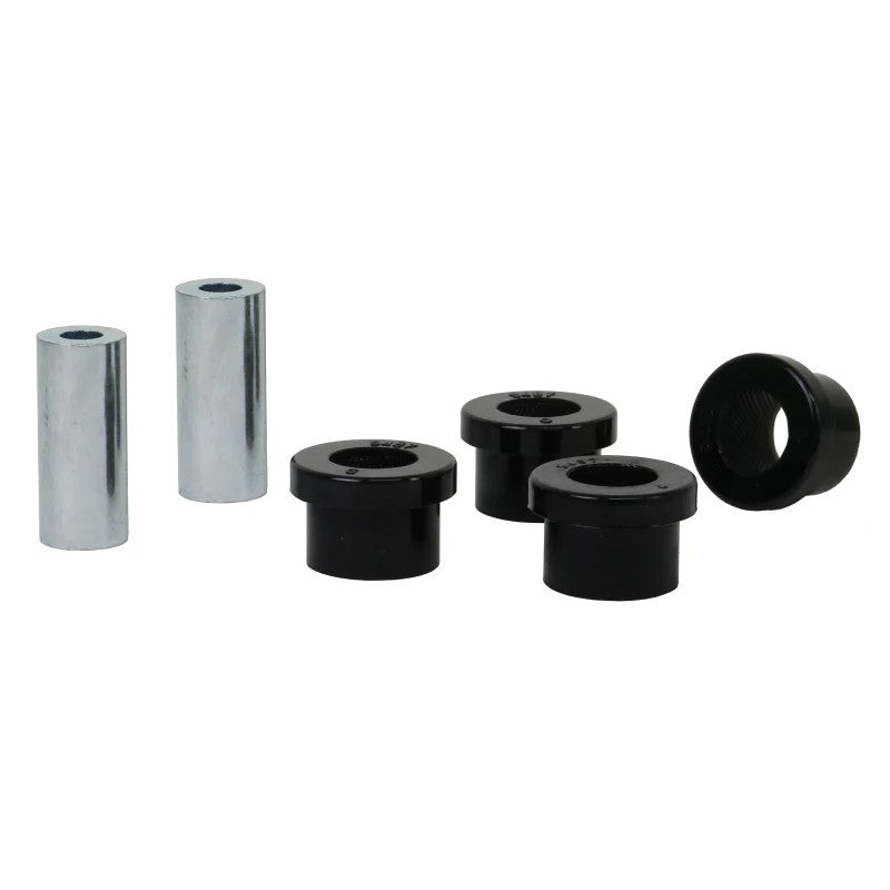 Whiteline Plus synthetic elastomer front lower inner control arm bushing kit W52837A for 1997-2007 Subaru and Saab 9-2X.