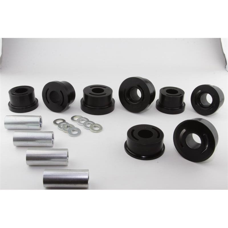 Whiteline Plus W92994 rear subframe cradle bushing kit including elastomer bushings and molybdenum grease.