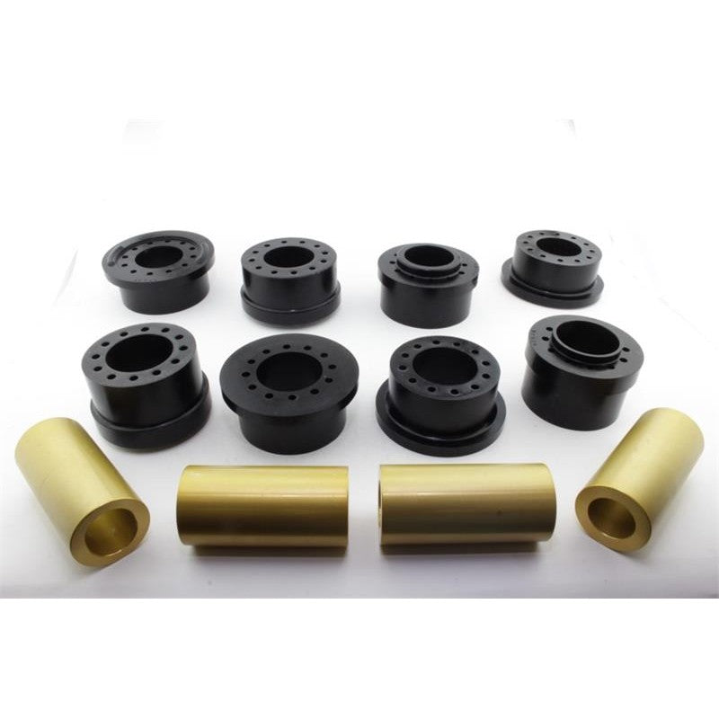 Whiteline Plus W93398 synthetic elastomer rear crossmember mount bushing kit for 2008-2014 Cadillac CTS.