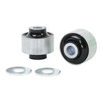 Whiteline Plus synthetic elastomer rear lower inner control arm bushing kit with sleeves and grease