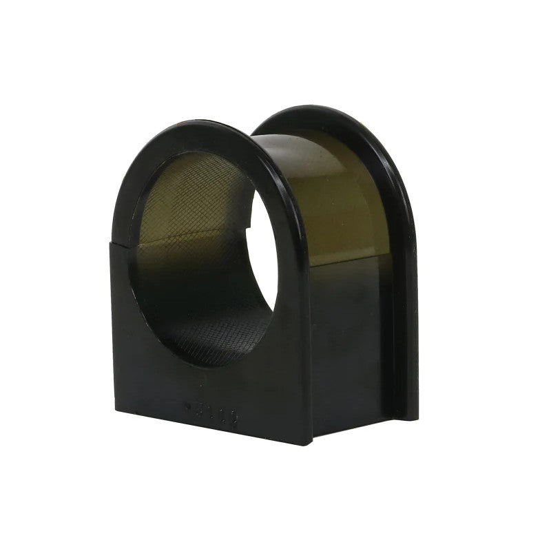 Whiteline Plus synthetic elastomer front steering rack and pinion mount bushing with included grease packet.