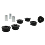 Yellow synthetic elastomer rear differential mount bushing insert for 2008-2017 Chevrolet and Pontiac models.