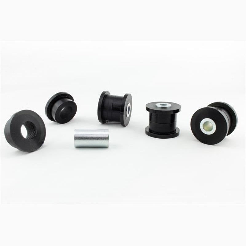 Whiteline Plus W63382 synthetic elastomer rear control arm lower outer bushings with molybdenum disulphide grease