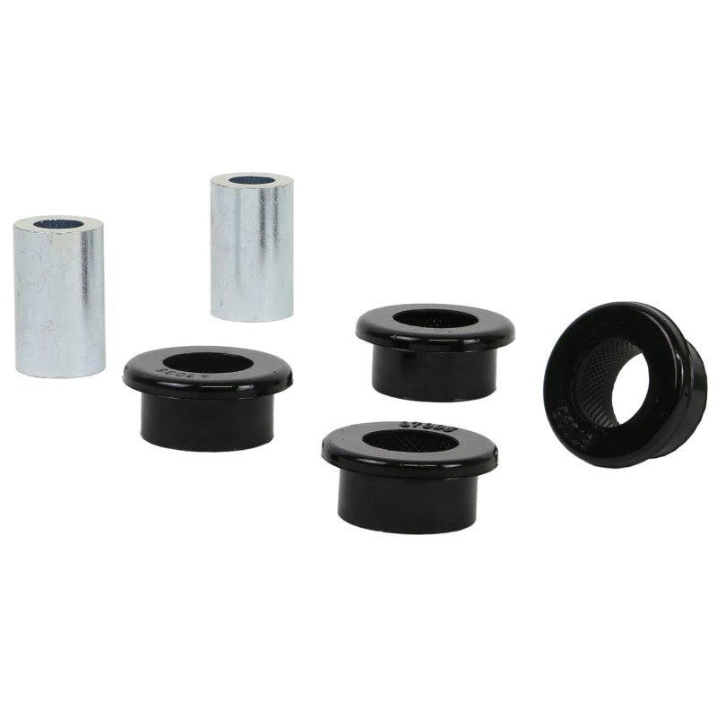 Whiteline Plus W33324 synthetic elastomer front shock absorber to lower control arm bushing with protective metal plating