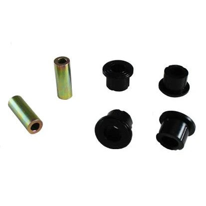 Whiteline Plus W73250 black synthetic elastomer rear leaf spring eye front bushing for Nissan and Suzuki trucks