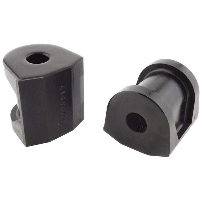Whiteline Plus W23448 black synthetic elastomer 14mm rear sway bar mount bushings and molybdenum grease packet.