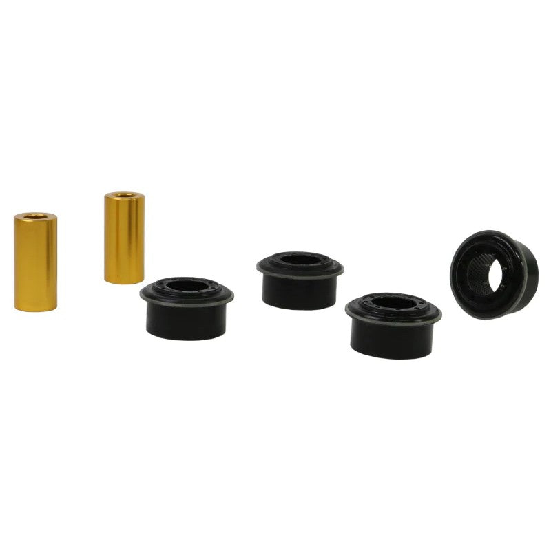 Whiteline Plus synthetic elastomer rear trailing arm lower front bushing with protective plating and internal grease reservoirs