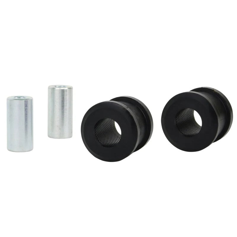 Whiteline Plus Rear Control Arm Upper Inner Bushing Kit W63549 with yellow elastomer bushings and metal sleeves