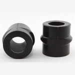 Whiteline Plus W23328 synthetic elastomer 30mm front sway bar mount bushings with internal knurling.