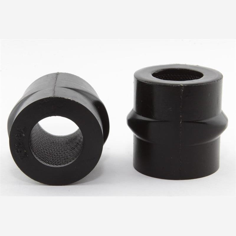 Whiteline Plus W23328 synthetic elastomer 30mm front sway bar mount bushings with internal knurling.