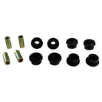 Whiteline Plus synthetic elastomer rear trailing arm upper bushing kit with internal grease reservoirs and hardware.
