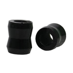Whiteline Plus synthetic elastomer rear lower shock absorber bushing with molybdenum disulphide grease packet.