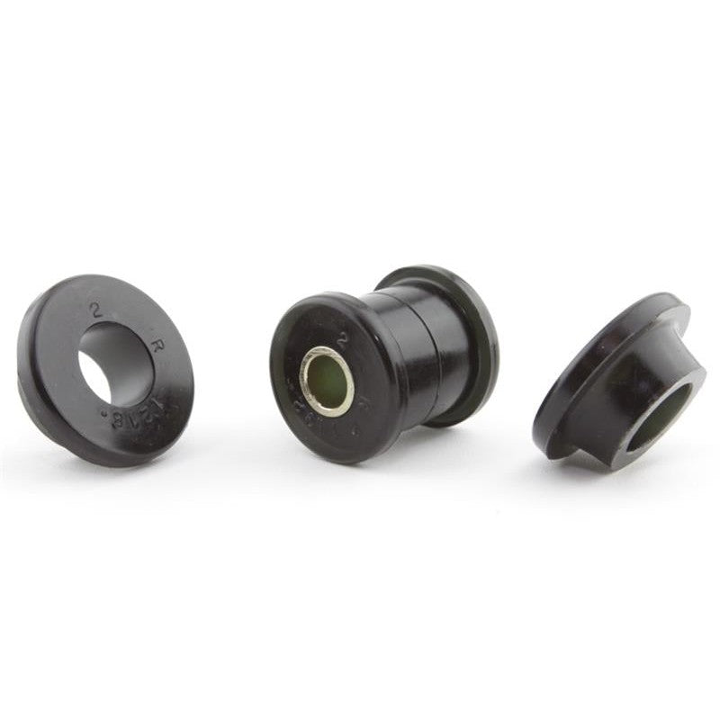 Whiteline Plus Rear Panhard Rod Bushing with yellow synthetic elastomer and plated metal sleeve