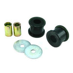 Whiteline Plus W51710 front control arm lower inner rear synthetic elastomer bushing kit with plated metal components.