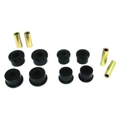 Whiteline Plus synthetic elastomer front control arm lower inner bushing kit for 1988-1991 Honda Civic and CRX.