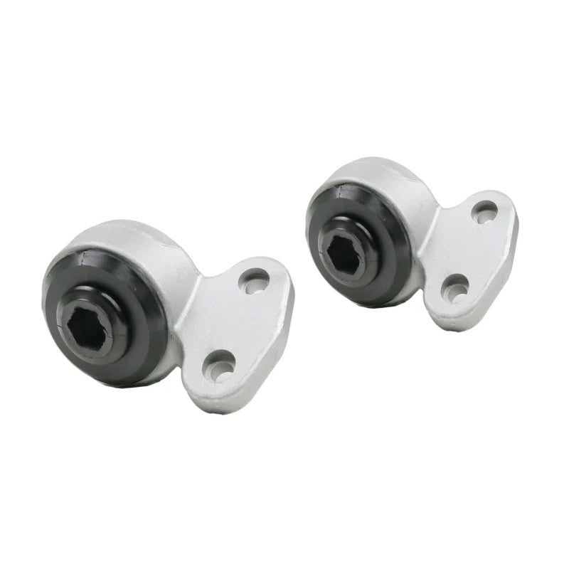 Whiteline Plus synthetic elastomer front control arm lower inner rear bushing set for 1999-2008 BMW 3 Series and Z4.