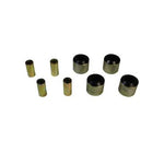 Whiteline Plus black synthetic elastomer rear trailing arm bushings for 2005-2015 BMW models
