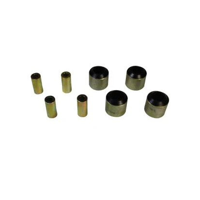 Whiteline Plus black synthetic elastomer rear trailing arm bushings for 2005-2015 BMW models