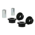 Whiteline W93511 universal pivot bushing kit including four yellow Nolathane bushings and two inner tubes.