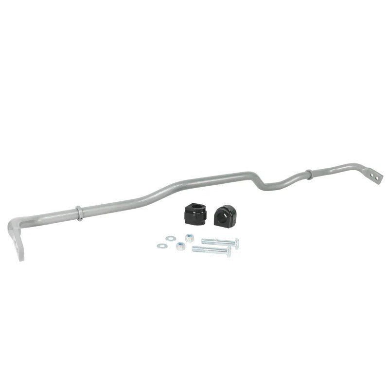 Whiteline BWR21XZ 24mm adjustable heavy-duty rear swaybar with bushings and lateral locks.
