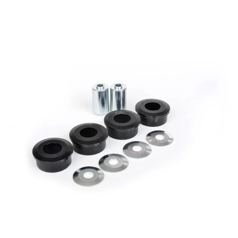 Whiteline W0504 Rear Trailing Arm Bushing Kit with synthetic elastomer bushings and molybdenum disulphide grease
