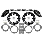 Wilwood 6-piston front brake calipers in black with 11.25-inch drilled rotors for Can-Am Maverick X3RS