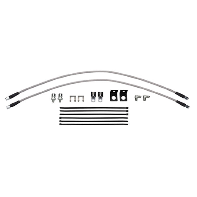Wilwood stainless steel braided 30-inch front brake Flexline kit for 2021-up Ford Raptor.