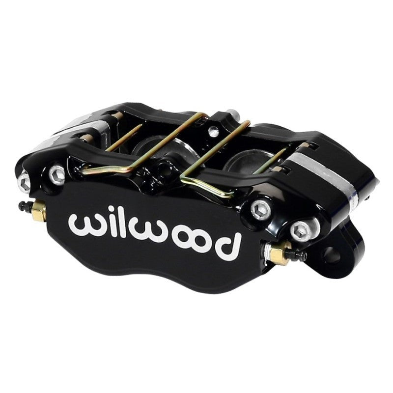 Wilwood DynaPro forged billet aluminum lug mount caliper with machined finish and 1.38-inch pistons.