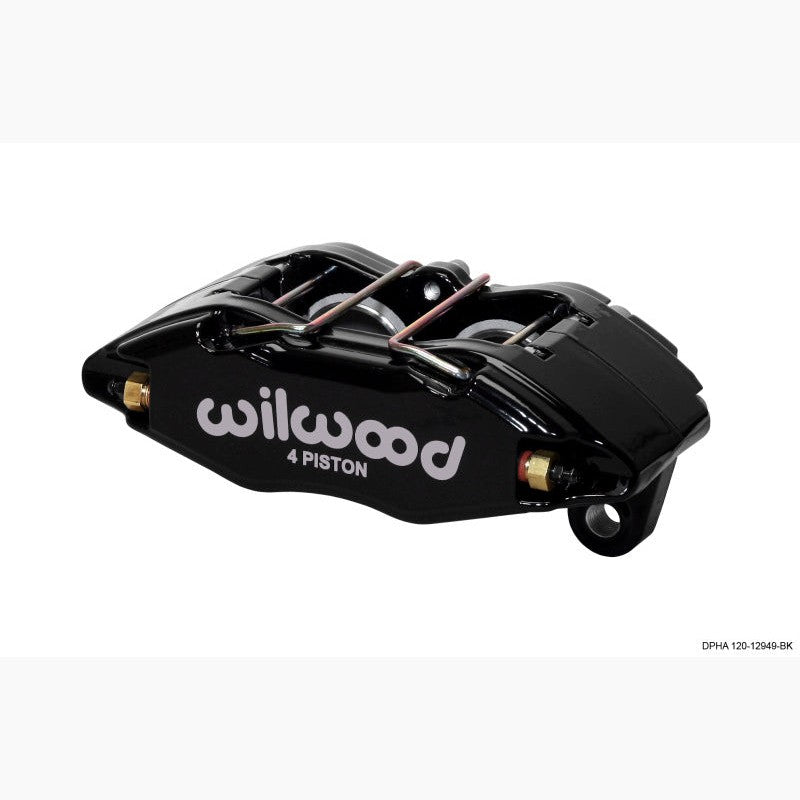 Wilwood DynaPro DPHA black powder-coated forged 4-piston brake caliper for Honda and Acura