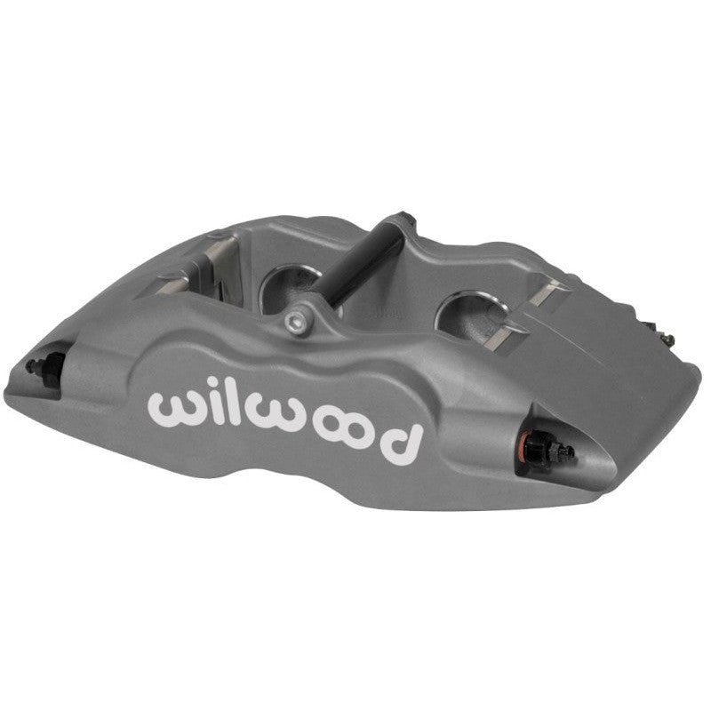 Wilwood Forged Superlite FSLI aluminum brake caliper featuring internal fluid ports and 1.12 inch pistons.