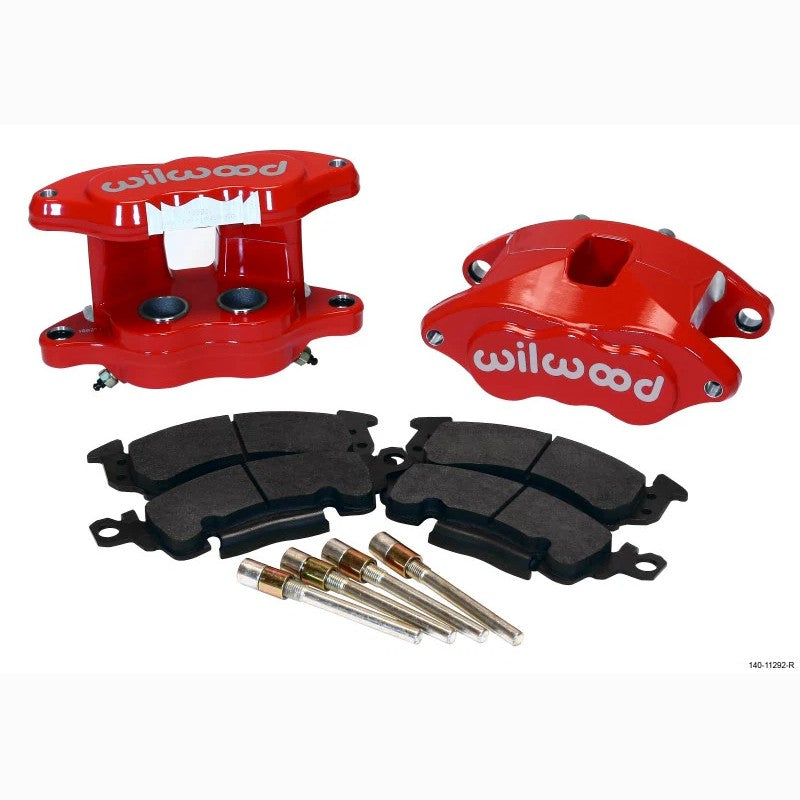 Wilwood D52 Rear Caliper Kit - Red 1.25 / 1.25in Piston 1.28in Rotor