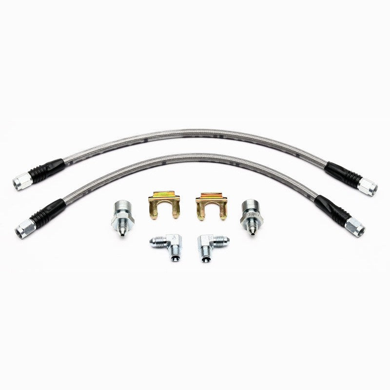 Wilwood 220-7056 Flexline brake line kit for 1964-1972 GM front calipers