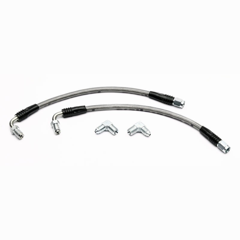 Wilwood Flexline braided stainless steel brake line kit for 1965-1982 Chevrolet Corvette rear SL4 calipers