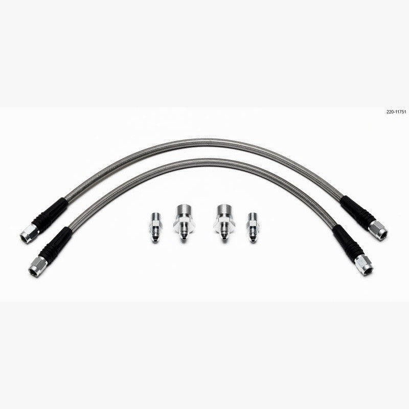 Wilwood 16-inch stainless steel braided front brake Flexline kit for 1990-2005 Mazda Miata