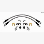 Wilwood front stainless steel braided brake flexlines and hardware for 2011-UP Ford Fiesta