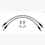 Wilwood Flexline stainless steel braided brake lines with fittings for Mitsubishi Eclipse