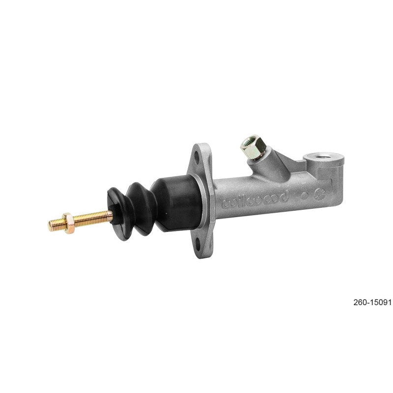 Wilwood GS Compact Remote Master Cylinder with 0.750 inch bore and black e-coat finish