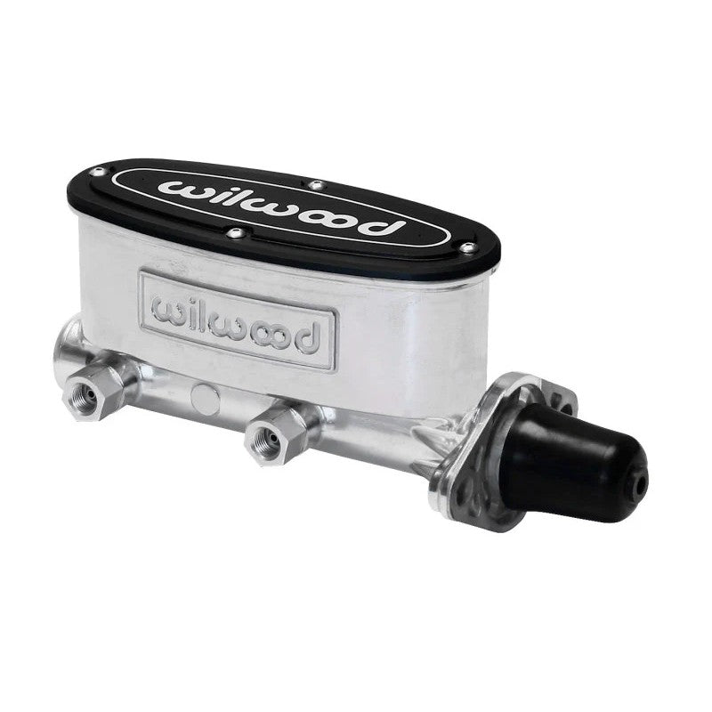 Ball burnished Wilwood High Volume Tandem Master Cylinder with 1-1/8 inch bore and dual side outlets