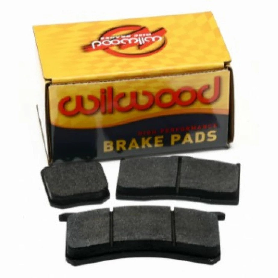 Wilwood BP-10 7812 brake pad axle set with 0.49-inch thickness and bridge bolts for Dynapro and Dynalite calipers