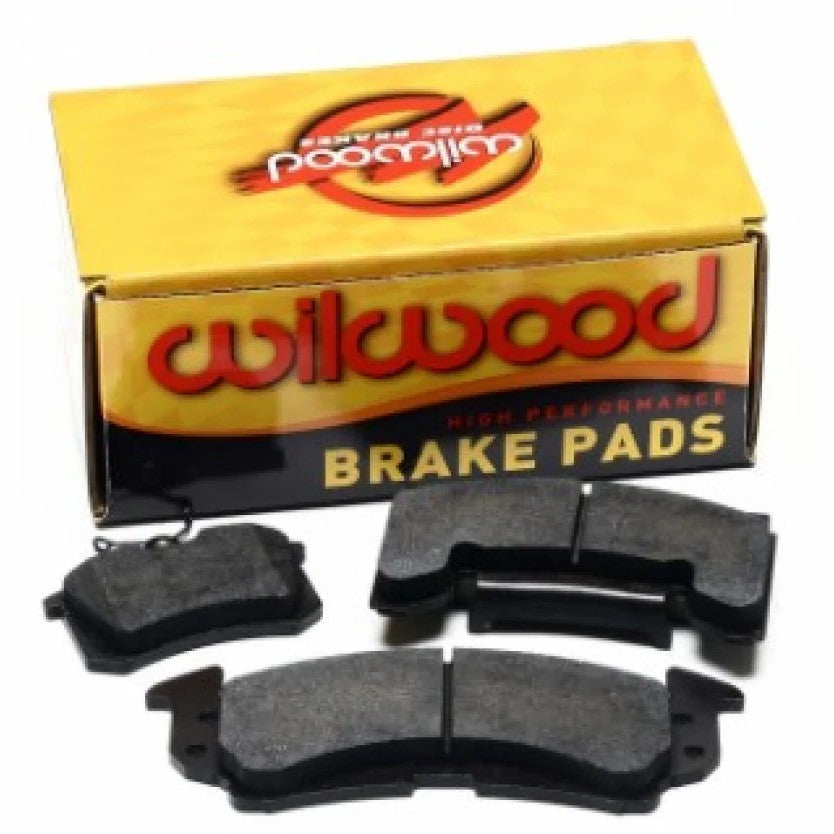 Wilwood BP-10 SmartPad brake pad set for D52 GM III calipers featuring black backing plates.