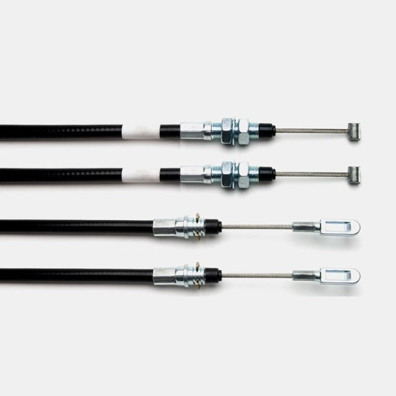 Wilwood internal parking brake cable kit with cables, sheaths, and equalizer assembly for 1958-1964 Chevrolet Impala.