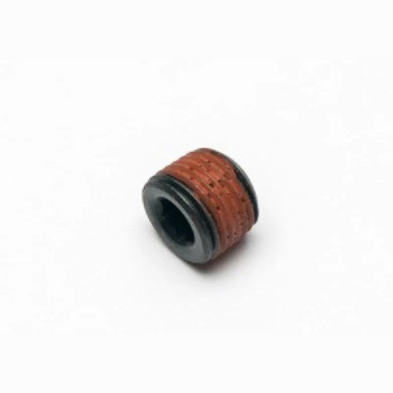 Wilwood 1/8-27 NPT Grade 8 socket head pipe plug with black dry seal finish and pre-applied Loctite 516 sealant.
