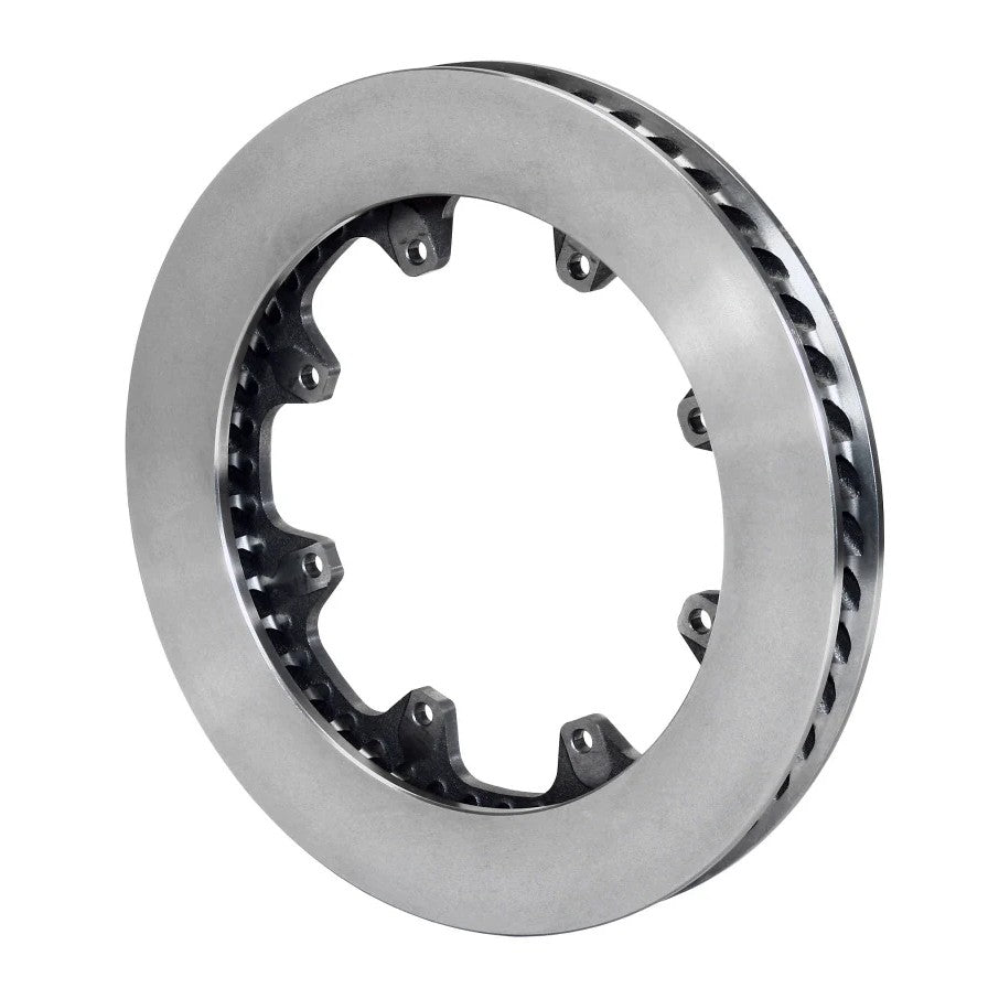 Wilwood HD 48 Curved Vane Spec-37 brake rotor with smooth pad contact face and 8-on-7.00-inch bolt pattern