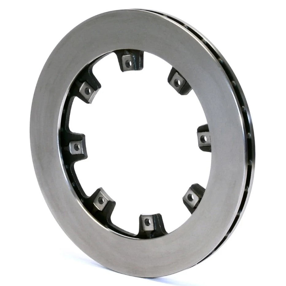 Wilwood UL32 HP straight vane vented iron brake rotor with an 8 on 7.00 inch bolt circle mounting pattern.
