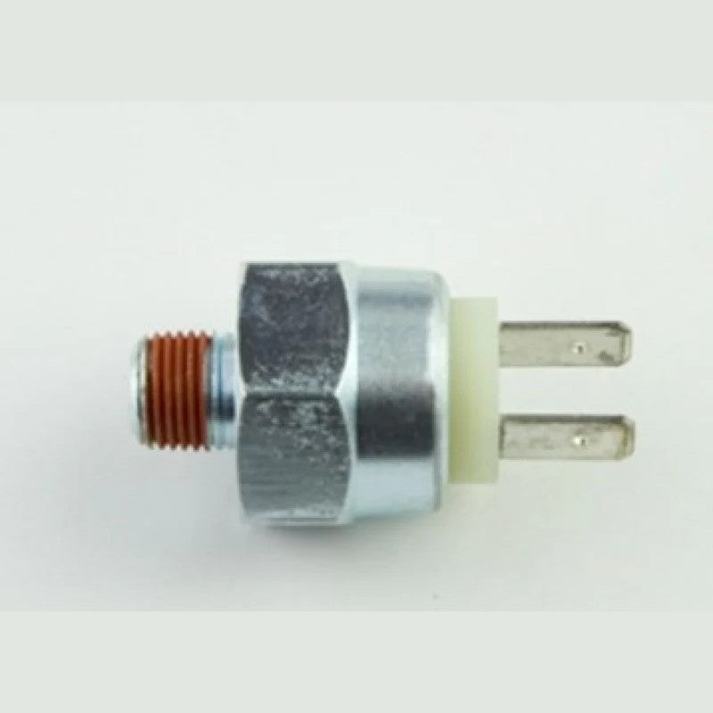 Wilwood 300-11181 plated steel stop light pressure switch with 1/8-27 NPT male threaded inlet.