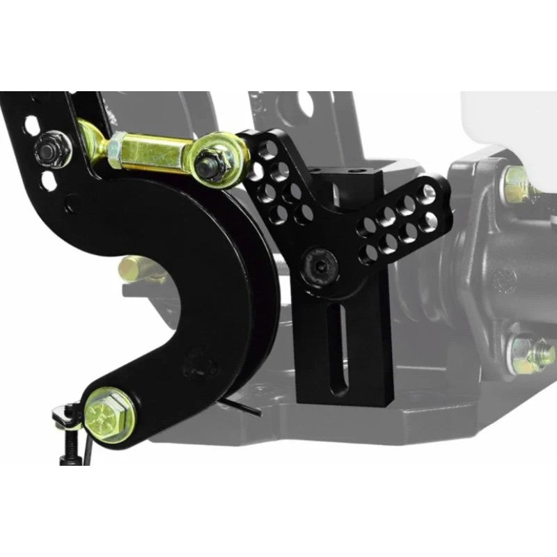 Wilwood 340-12412 throttle bell crank linkage assembly for floor mount pedal kits.