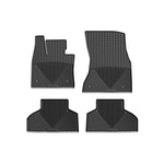 WT Rubber Mats - Front - Blk