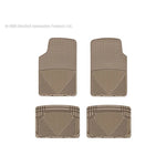 WT Rubber Mats - Rear - Tan