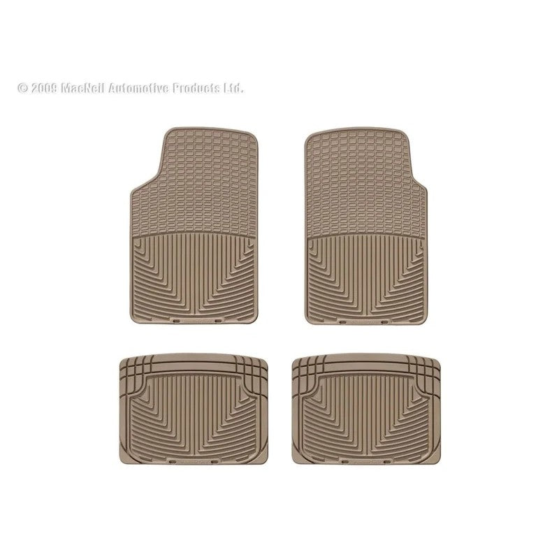 WT Rubber Mats - Rear - Tan